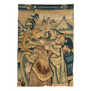 Antique Aubusson Tapestry, 1600s For Sale