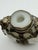 Opaline Glass Snuff Bottle Embellished With Silver Tone Dragons and Lions For Sale - Image 17 of 17