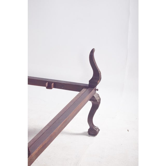 Portuguese Oak Double Bed, 1890 For Sale - Image 6 of 9