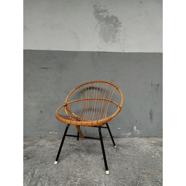 Mid-Century Rattan Relax Chair, 1960s For Sale - Image 12 of 12