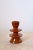Handmade ceramic colorful candlesticks, brown Our candleholders have been made by our Moroccan potter from natural red...