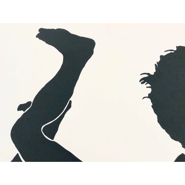 A winning accent for your eclectic apartment. This silkscreen print depicts a nude female figure in free form pose....