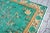 Turquoise 1960s Vintage Handmade Turquoise Rug For Sale - Image 8 of 11