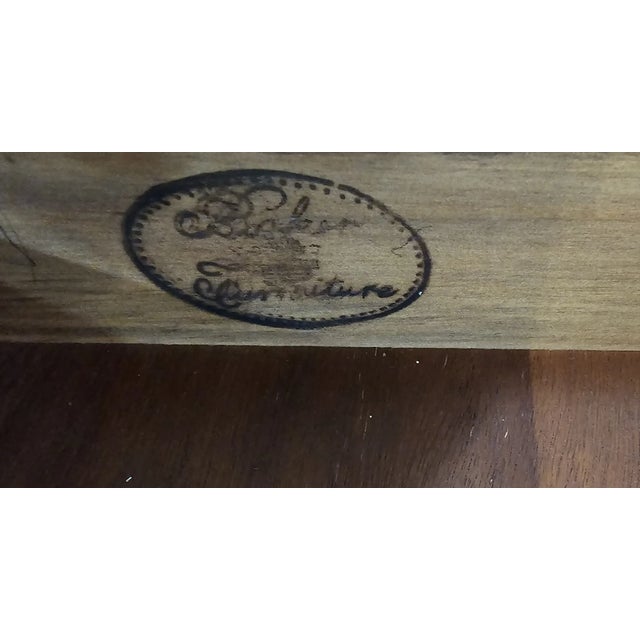 Baker Furniture Mahogany Pembroke Table Drop Leaf Table Inlays For Sale - Image 12 of 12