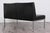 Mid-Century Modern Black Faux Leather and Chrome-Plated Frame Sofa from Wilkhahn, 1970s For Sale - Image 3 of 12