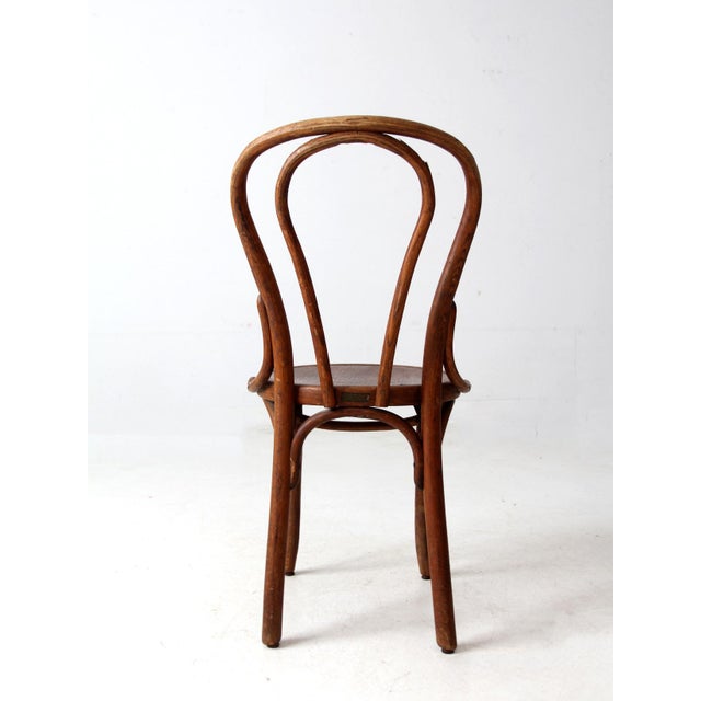 Antique Herhold Chair Co Bentwood Cafe Chair For Sale - Image 10 of 15