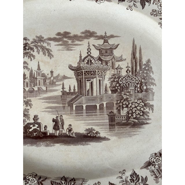 Madras Serving Platter by Brownfield & Sons For Sale - Image 6 of 9