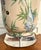 Blush Vintage Hand-Painted Chinoiserie Butterfly Porcelain Table Lamp on Lucite Base For Sale - Image 8 of 12