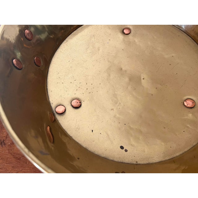 Vintage 19th Century Bowl With Loop Handles and Lion Mask Feet For Sale - Image 12 of 13