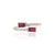 Contemporary 14k White Gold Ruby & Diamond Open Bypass Ring Size 6.5 For Sale - Image 4 of 16