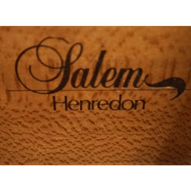 Brown Late 20th Century Henredon Furniture Salem Collection Solid Mahogany Traditional Style 28" Three Nightstand 5501-06 For Sale - Image 8 of 13