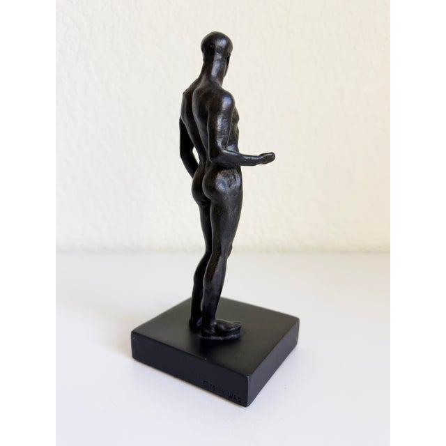 Mid 20th Century Mid 20th Century Greco Roman Male Sculpture, Metropolitan Museum of Art Reproduction For Sale - Image 5 of 8
