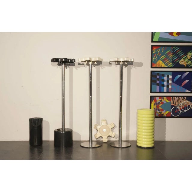 Beige Beige Steel Coat Rack by Lucci & Orlandini for Velca, 1970s For Sale - Image 8 of 9