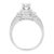 Haus of Brilliance 14K White Gold Diamond Vintage Ring (1 cttw, H-I Color, I1-I2 Clarity) - Size 8 For Sale - Image 4 of 7