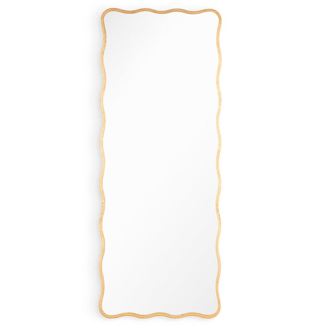 Candice Wavy Scalloped Dressing Room Mirror For Sale In Detroit - Image 6 of 6