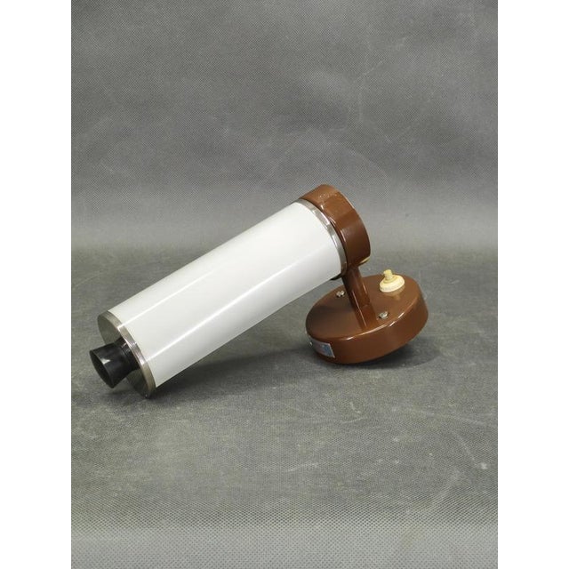 Gold Czech Adjustable Wall Light in Lacquered Metal by Napako, 1960s For Sale - Image 8 of 12
