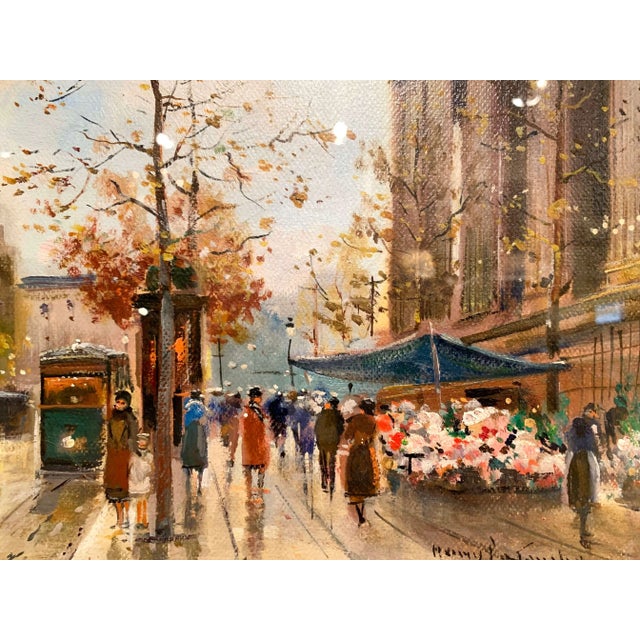 Pair Early 20th Century French Paris Gouaches Signed Henry La Touche For Sale - Image 10 of 13
