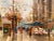 Pair Early 20th Century French Paris Gouaches Signed Henry La Touche For Sale - Image 10 of 13