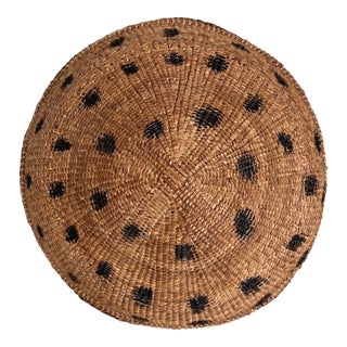 Vintage Brazilian Yanomami Hand-Woven Basket For Sale