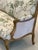 Antique French Louis XV–Style Sofa — Thibaut Katsura Lavender & Amethyst Velvet For Sale - Image 10 of 12