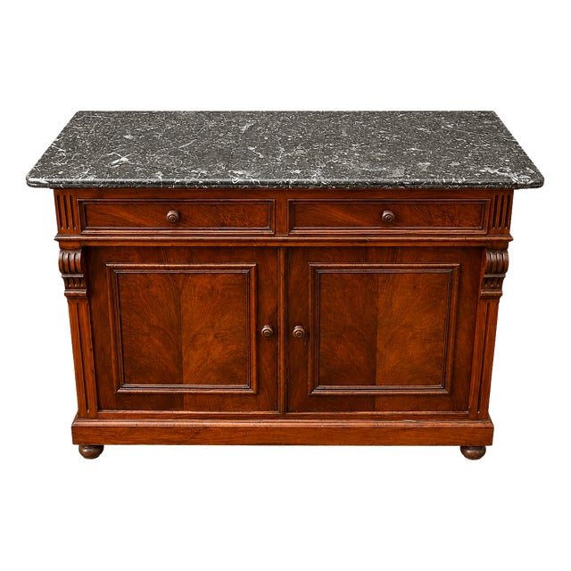 19th Century French Mahogany Buffet For Sale