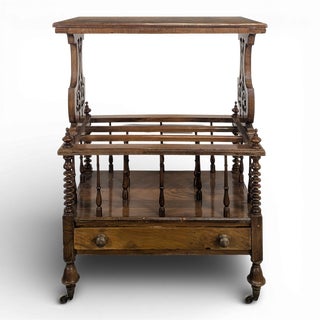 Victorian Canterbury Bar Cabinet For Sale
