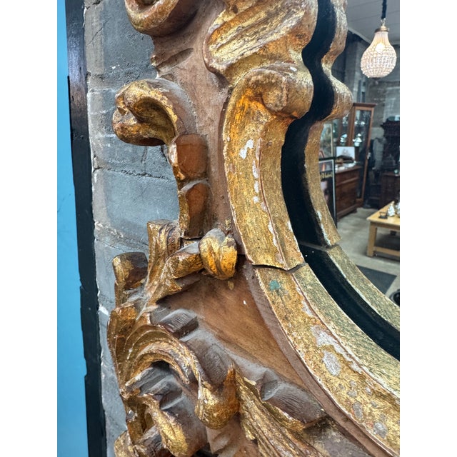 Vintage LaBarge Rococo Giltwood Mirror For Sale - Image 15 of 17