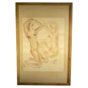 Nicolaus Koni Nude Original Work on Paper