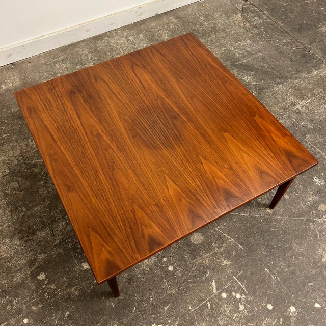 Mid-Century Modern Kipp Stewart for Drexel “Declaration” Walnut Coffee Table For Sale - Image 3 of 10
