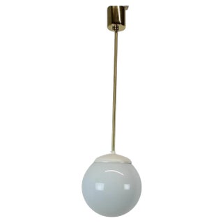 Mid-Century Glass Pendant, 1970s For Sale