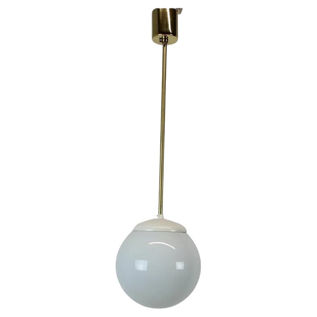 Mid-Century Glass Pendant, 1970s For Sale