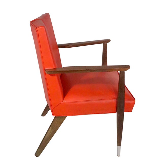Mid-Century Modern Mid Century V Back Arm Chair Circa 1950/60s For Sale - Image 3 of 12