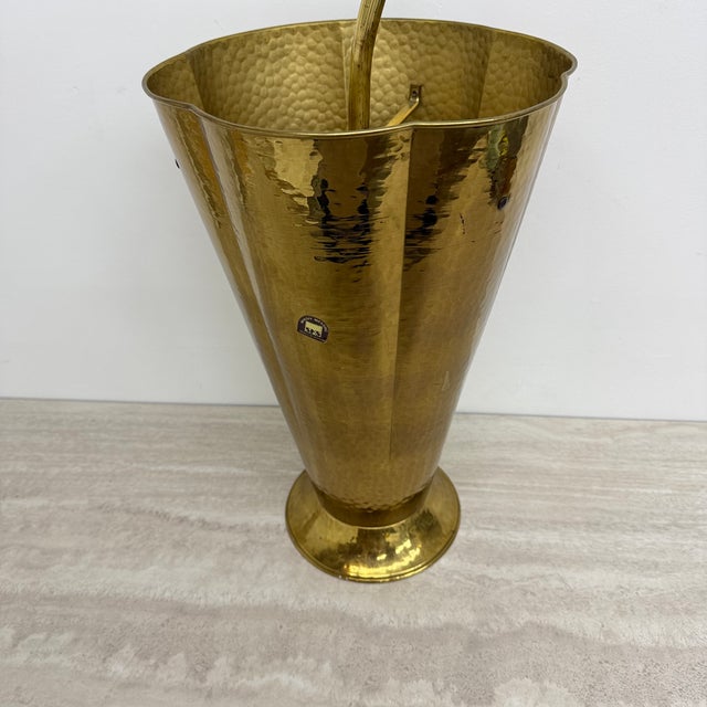 Mid-Century Brass Umbrella Stand, 1970s For Sale - Image 16 of 18
