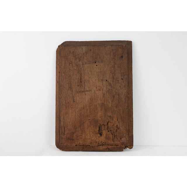 Gothic Carved Oak Relief Panel, France, 15th Century For Sale - Image 9 of 10