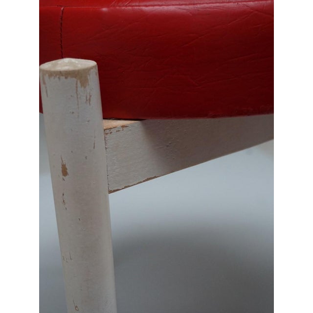 Vintage Scandinavian Round Stool by Hugo Frandsen, 1960s For Sale - Image 9 of 17