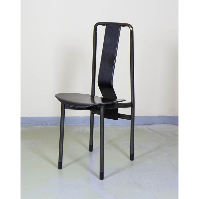 Irma Chairs by Achille Castiglioni for Zanotta, 1980s, Set of 4, in Good conditions. Designed 1970 to 1979 This piece has...