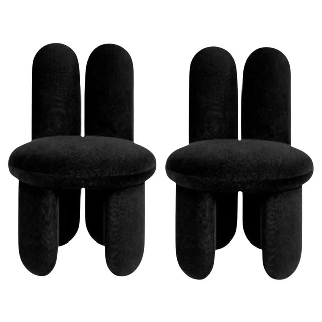 Set of Gentle 193 Glazy Chairs by Royal Stranger For Sale