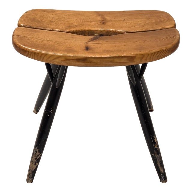 Pirkka Stool by Ilmari Tapiovaara for Laukaan Puu, 1960s For Sale