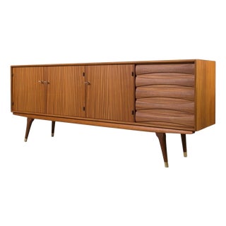 Scandinavian Mid-Century Modern Sideboard in Teak by Sven Andersen, 1950s For Sale