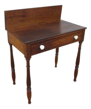 1875 American Single Drawer Wash Stand Writing Desk Work Table