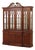 Ethan Allen 18th Century Mahogany Collection Breakfront For Sale