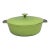 Vintage Cast Iron Dutch Oven Made in France 20538 Green Casserole Pot W/ Lid For Sale