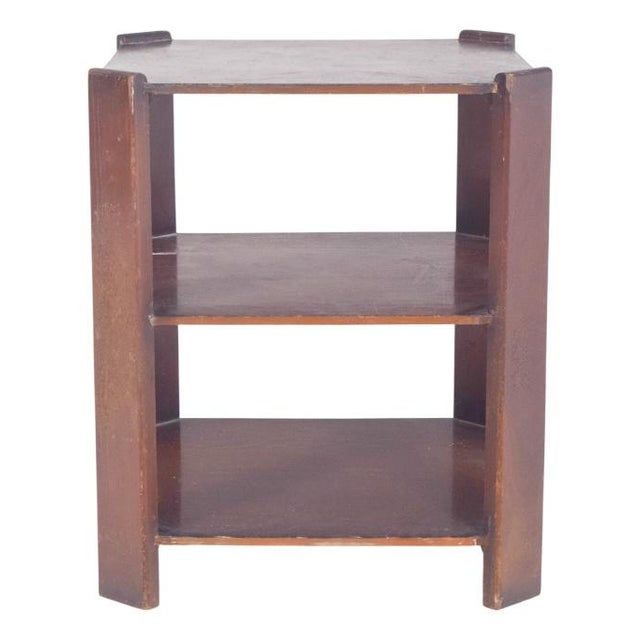 Wood Art Deco Mahogany Side Table, 1930s For Sale - Image 7 of 7