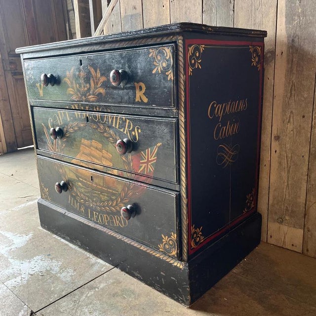 Victorian Pine painted chest of drawers A wonderful, timeless classic piece which will sit well in any style/age of home...