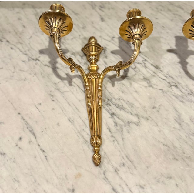 Antique French Neo-Classical Style Sconces For Sale - Image 9 of 11
