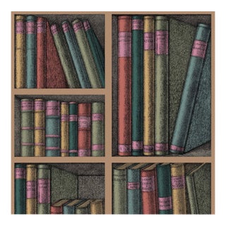 Cole & Son Fornasetti Ex Libris Multi Wallpaper For Sale