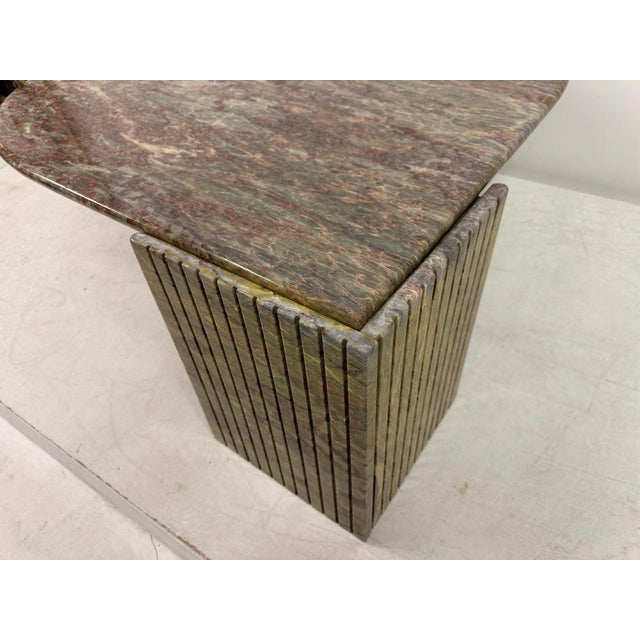 Vintage Eye-Shaped Marble Table, 1990s For Sale - Image 9 of 13