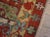 1880s Multicolor Abstract Geometric Antique Turkish Sivas Yastik Carpet Rug For Sale - Image 9 of 18