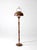 Vintage Faux Bois Floor Lamp With Hand Painted Pinecone Shade For Sale - Image 18 of 18