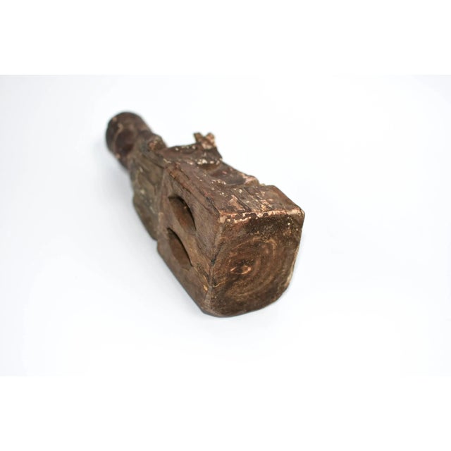 Wood 19th Century Taoist Master Wood Statue For Sale - Image 7 of 13